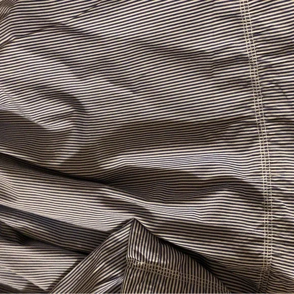 American Eagle Outfitters Blue and White Striped Skater Skirt - Picture 2 of 4